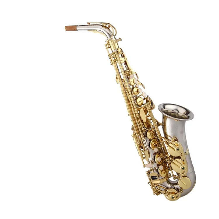 

Taishan Exquisite Structure Manufacturing EB cupronickel body Alto Saxophone sax, White