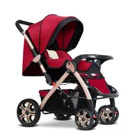 

Cheap price stainless steel multifunctional 4 wheels baby stroller