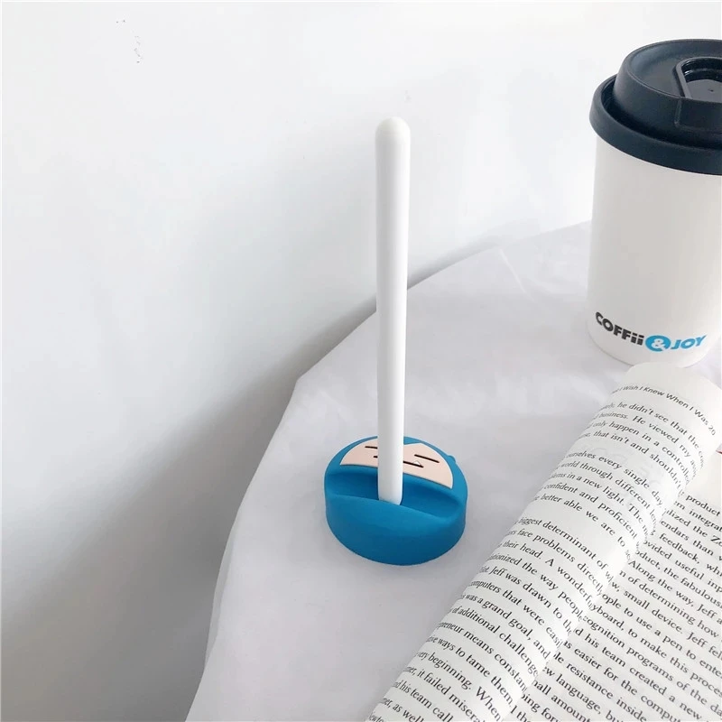 

lovely cartoon bear rabbit Silicone Pencil base For Apple Pencil 1 st 2 nd Generation Touch Pen Stylus base capacitive pen case