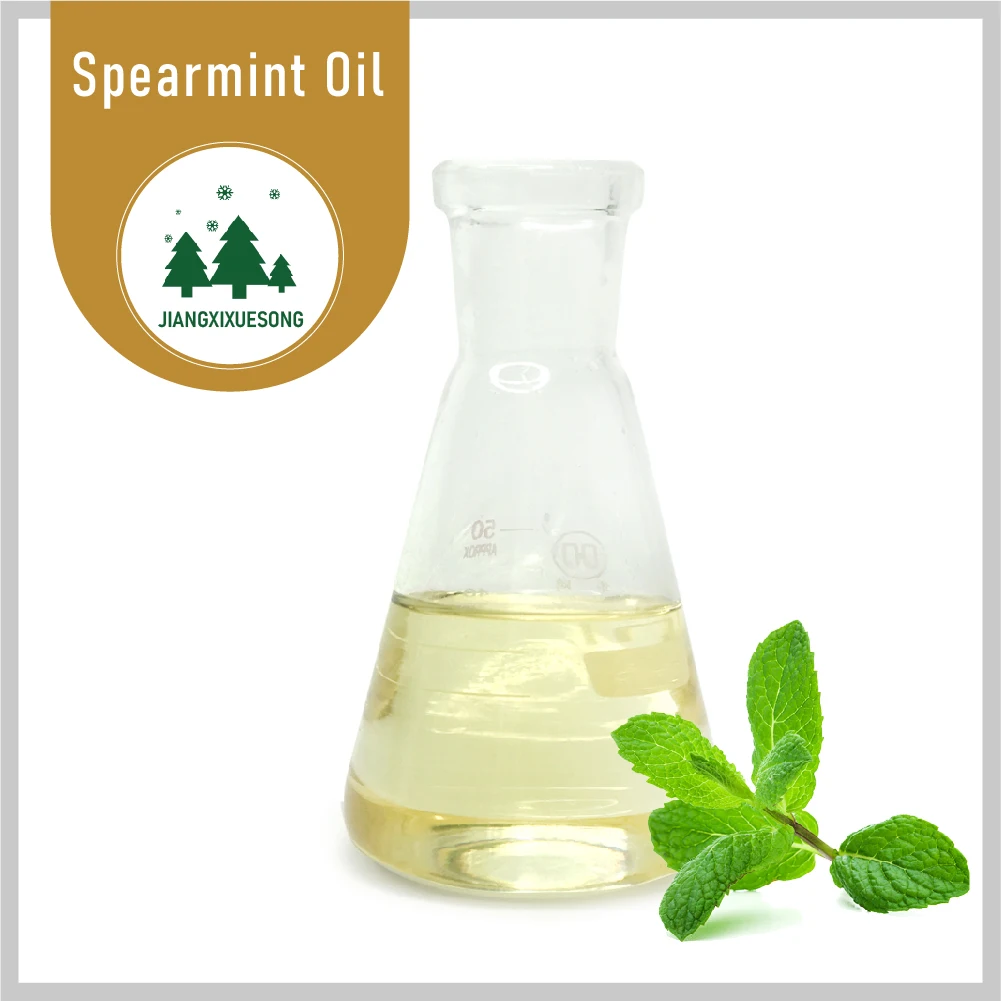 

Wholesale Natural Aromatic Oil 100% Pure Spearmint Essential Oil for Cosmetic Fragrance oil