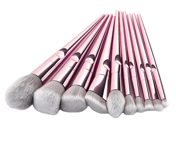

Gift Candy Oem High Quality Super Soft Logo Makeup Brush Set, Pink