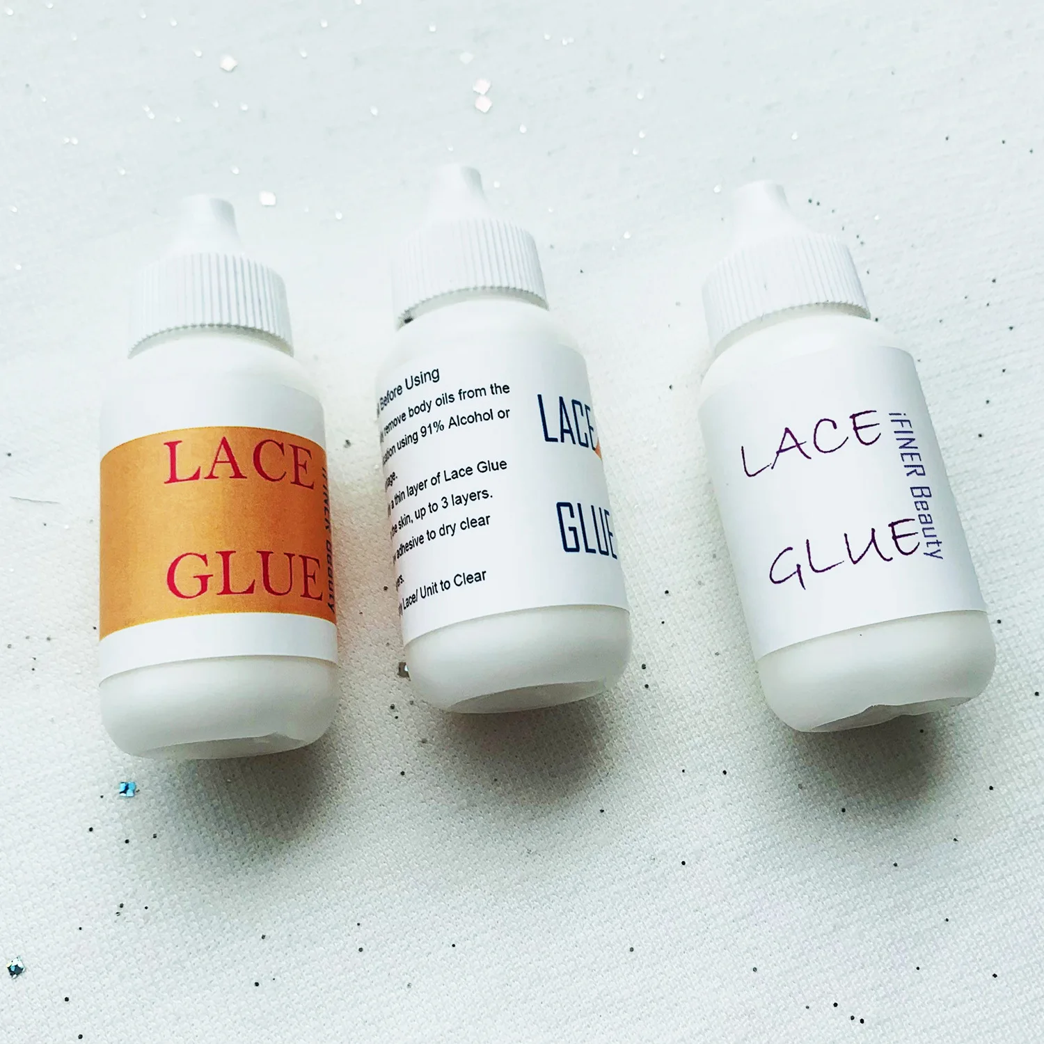 

Waterproof Lace Front Wig Glue For Wigs, Transparent Lace Adhesive for Hair Replacement, Strong Hold, White