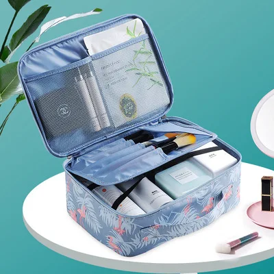 

2021 Last Day Special Sale Cosmetic Bags & Cases Cheap Makeup Designer Travel Pouch For Ladies, Blue