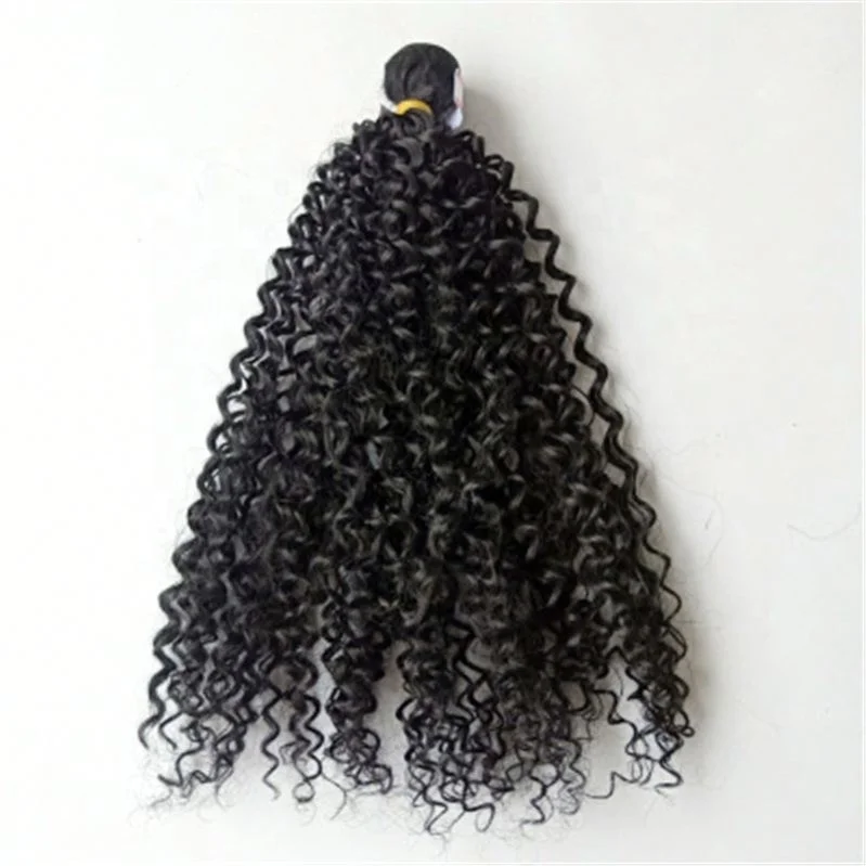 

Fashion Women Curly Synthetic Hair Extension, Black