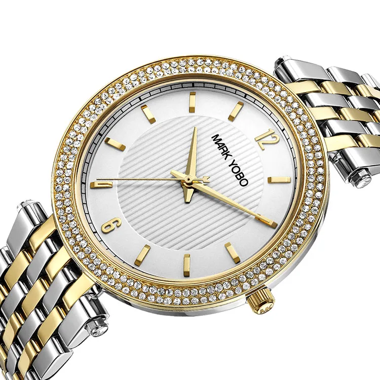 

Hot sale high-end fashion luxury diamond iced quartz watches for men, Customized colors