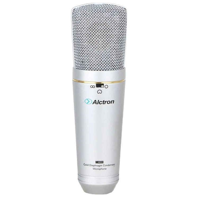 

High Quality N eewer Bm 700 800 Condenser Mic Microphone With shock mount, Silver