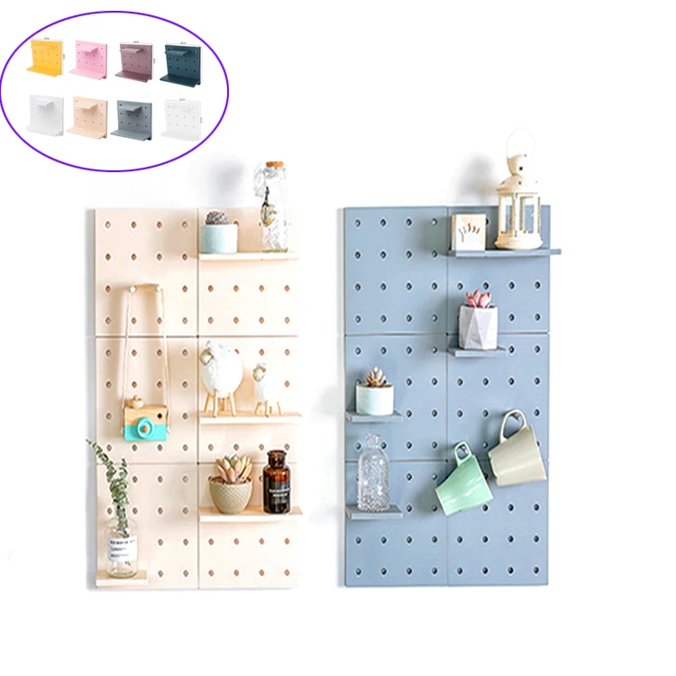 

Home Kitchen Bathroom Organizer Decor Dismountable Plastic Light Hook Free Punching Wall Mount Storage Rack, White,beige,grey,offwhite,pink,yellow,purple,blue