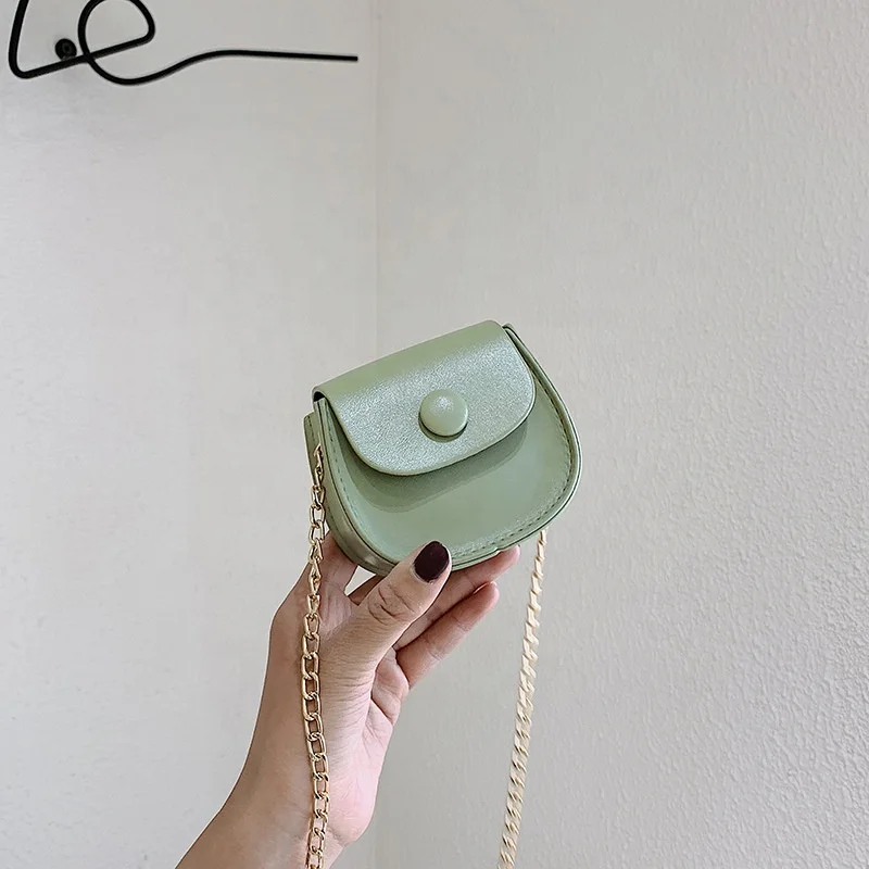

2021 Small bag female new mini shoulder chain crossbody saddle bag, 6 colors
