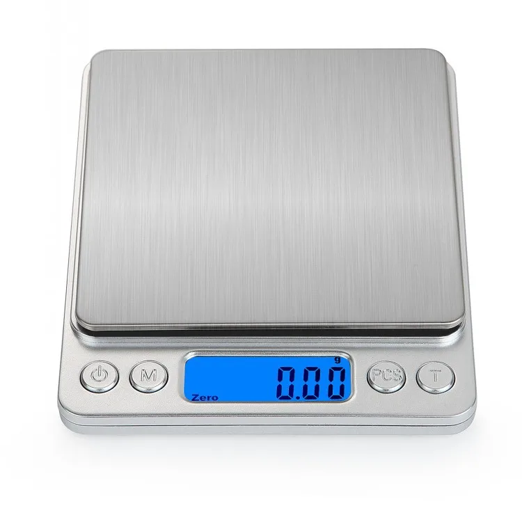 

Electric portable mini pocket balance weight scale 0.01 gram gold jewelry kitchen coffee food electronic digital weighing scales, Silver