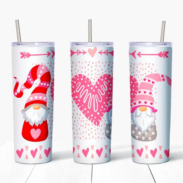 

Stainless Steel White Water Tumbler Cup with Lid Double-Insulated Vacuum Travel Cup For Gift, Silver, black ,pink,blue