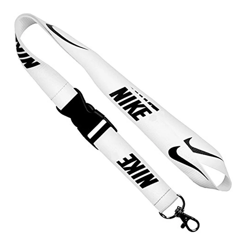 white nike lanyard