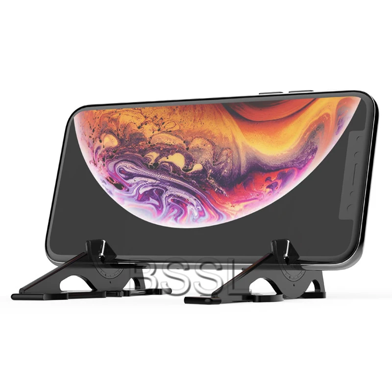 

Foldable Pocket Card Bracket for Phone Portable Mobile Phone Holder Mini flake Stand Mount for iPhone Samsung Xiaomi, Black/blue/green/orange/red/white/yellow