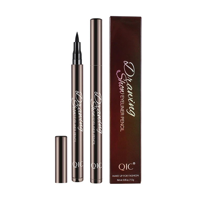 

QIC Quick Drying 24 Hour Lasting Liquid Black Eyeliner Eyes Pencil