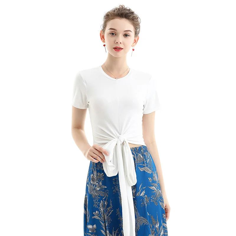 

T061 2021 New Fashion Summer Wholesale white Women Casual Shirts