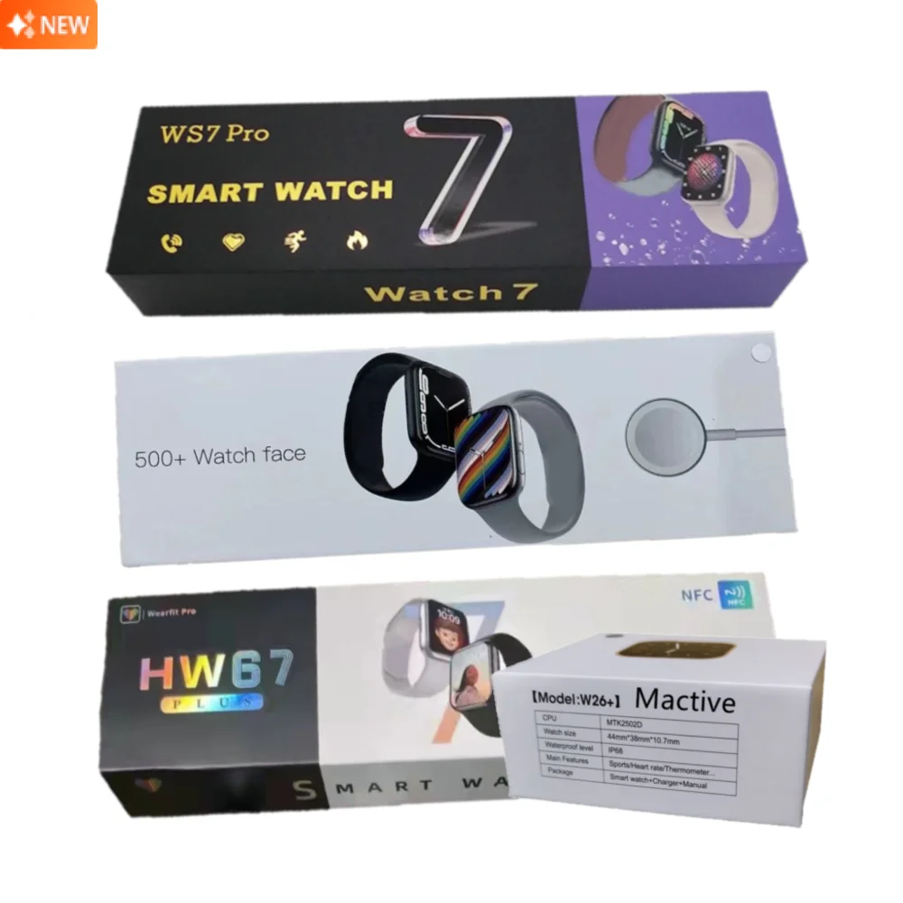 

Big screen best price ws7 w26 plus w27max w27 pro max smart watch series 6 7 dial answer calling ip68 smartwatch w26+