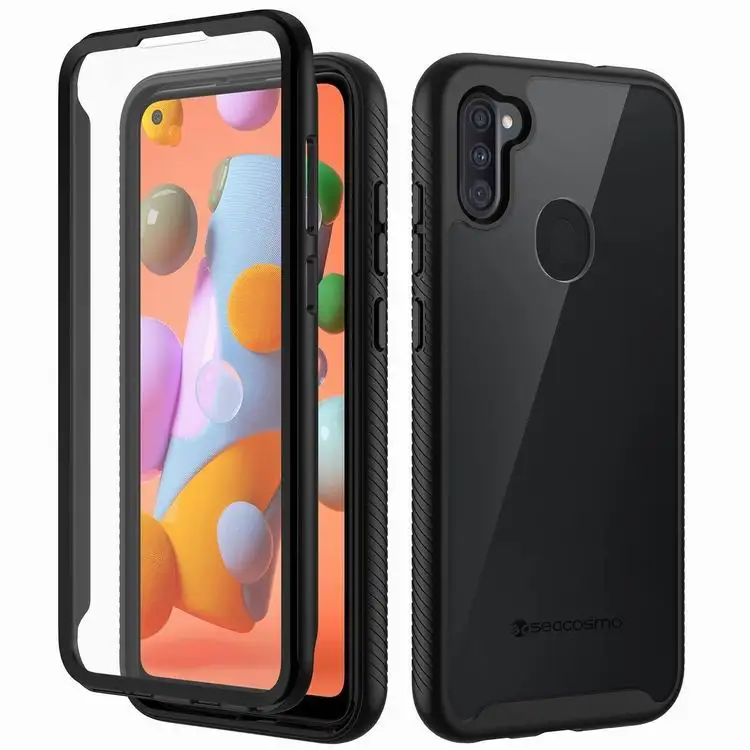 

Full Body Shockproof Cover with Built-in Screen Protector Slim Fit Protective Phone Case for Samsung Galaxy A11 S21FE