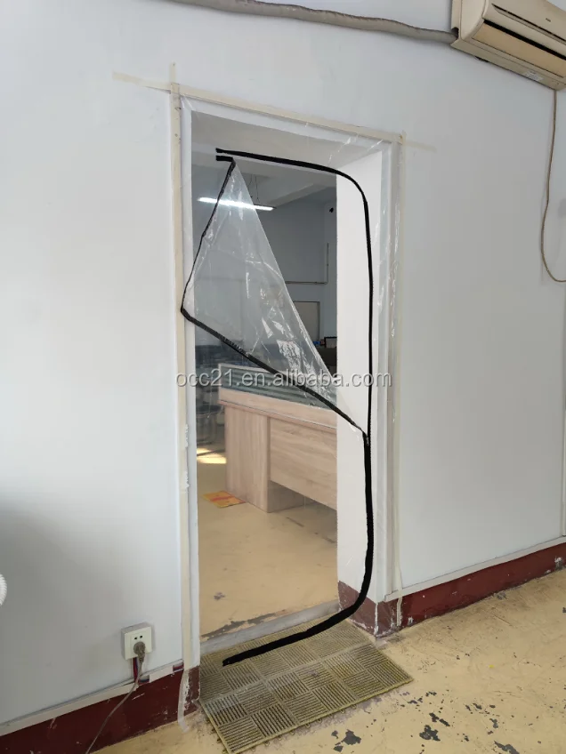 Dust Barrier Doors With Zipper Buy Plastic Door,Plastic Door With