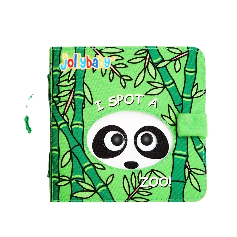 

Jollybaby New Design Touch And Feel Cognitive Learning Soft Cloth Book for Baby
