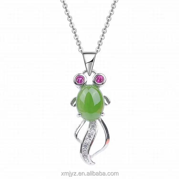 

Certified Goldfish Jasper Pendant Natural Hetian Jade Jasper Pendant