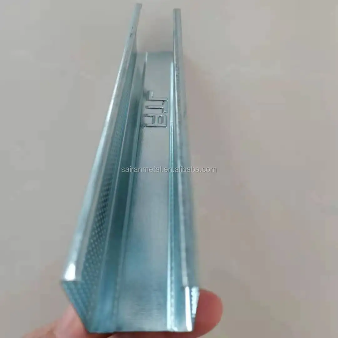 Galvanized Steel Profile Perfiles C Montantes 38mm Solera Angulo ...