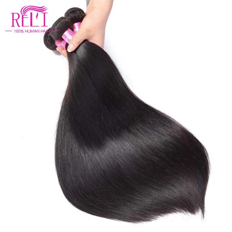 

Drop shipping raw virgin human brazilian cuticle aligned hair nature Silky Straight Hair bundles