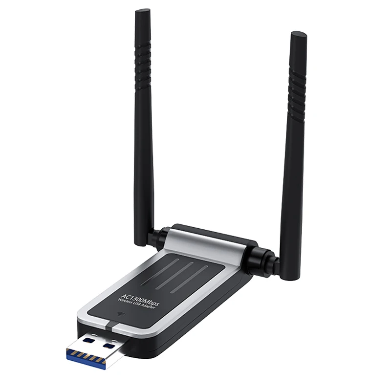 

EOM/EDM High Quality USB Wireless wifi Adapter 600M 2.4GHz 5.8GHz USB 3.0 Wireless Network Adapter Dual Band 1300Mbps