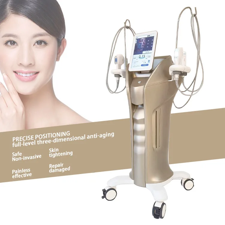 

Newest Painless 7D HIFU Machine Doudle Anti-Wrinkle Face Lifting Body Slimming Vela RF 4 Handles Skin Lifting Rejenvention Vmax