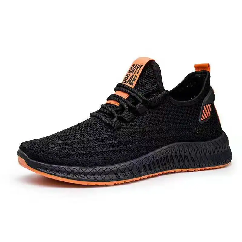 

2019 men style cheap power sport casual student shoes, Orange and black, yellow and black, white ad orange