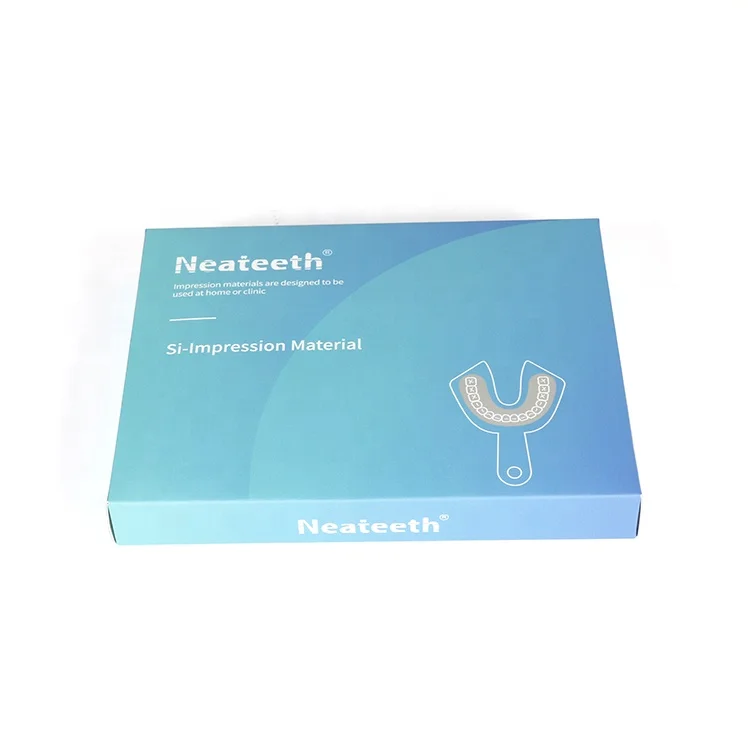 

Good Quality Neateeth New Brand Adults Home Hotel Use Putty Material Dental Impression Kit for Making Teeth Model, Cyan