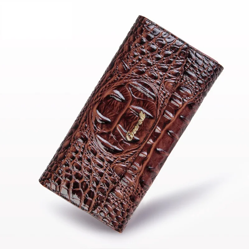 

Custom gift wallet with alligator skin woman wallet WA7024, Various colors available