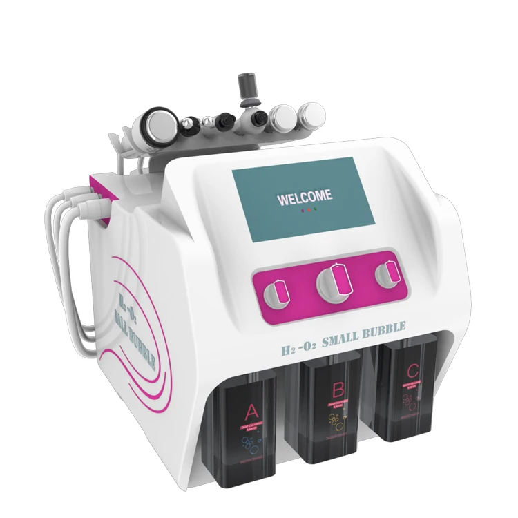 

Niansheng Facial Cleansing Device Hydra Dermabrasion H2O2 Water Oxygen Small Bubble Oxygen Facial Machine