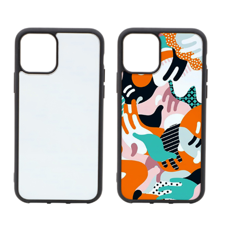

Factory price Sublimation Case TPU Phone Case with Blanks Tempered Glass Insert for iPhone11 pro