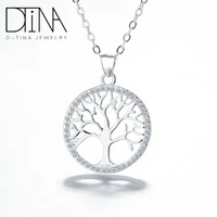 

DTINA 2019 New Tree of Life 925 Silver Pendant Sterling Silver Jewelry