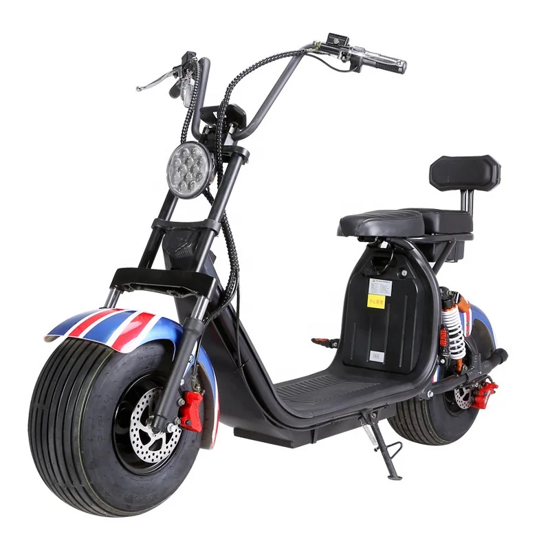 

High Speed Electric Motorcycle Scooter With Disc Brake