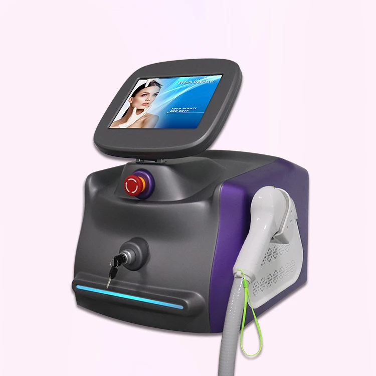 

hot sale portable 808nm diodo hair reduction three wave diode 808 epilator laser permanent hair removal machine