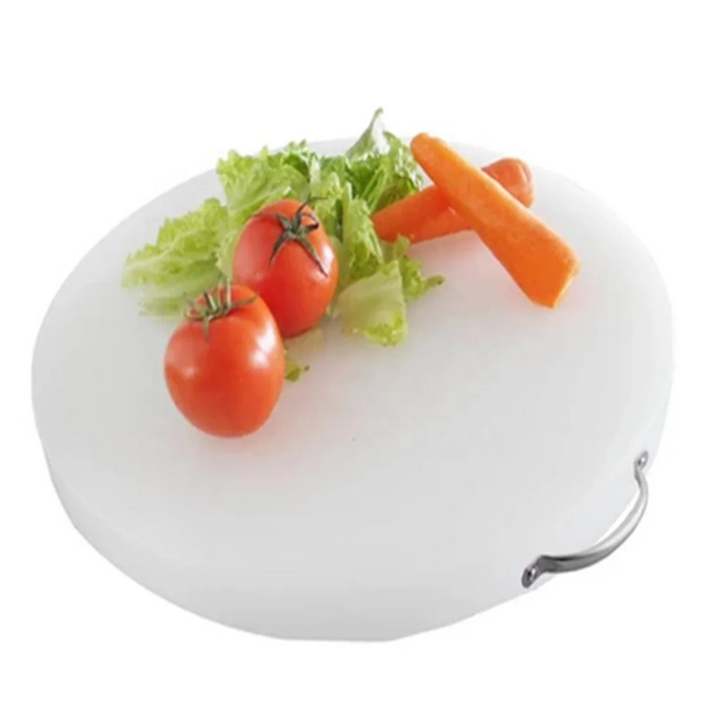 

pe round cutting board with handle