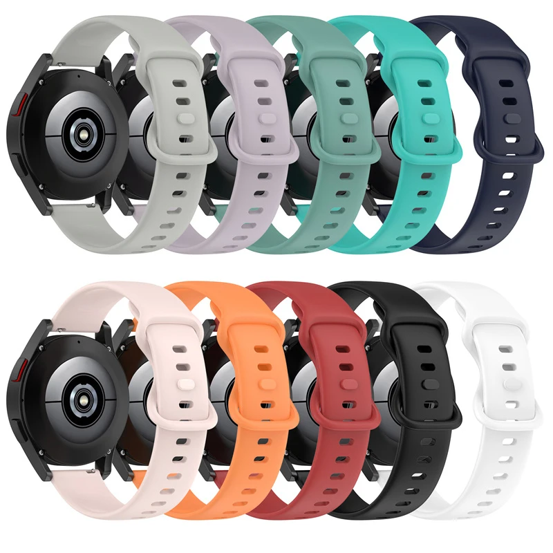 

Bestsellers New Arrival  Rubber watch bands for Galaxy Watch 4 classic 42mm 46mm watch3 Active 2