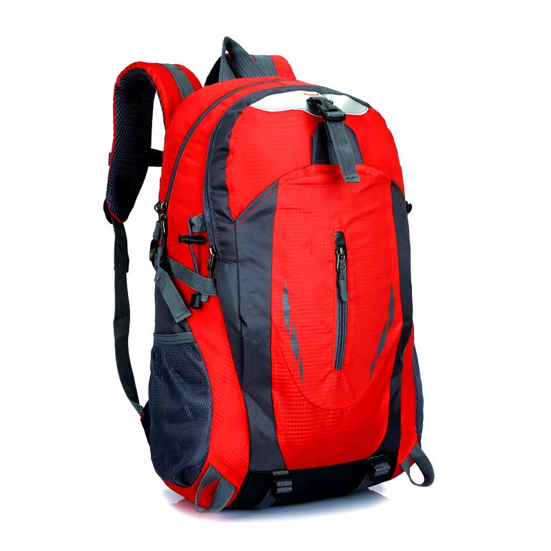 

20-35L Lightweight Custom Waterproof Mountain Backpack Large Capacity Outdoor Climbing Camping Hiking Backpack, Red, blue, black, orange, dark blue, light green