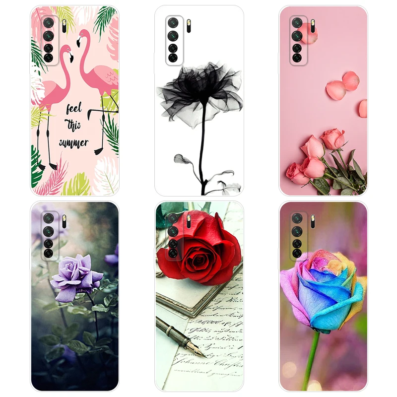 

Customized Printing Design Logo Custom Production Rubber Casing 2D Blank Sublimation Cell Phone Case Back Cover For Huawei P40 N