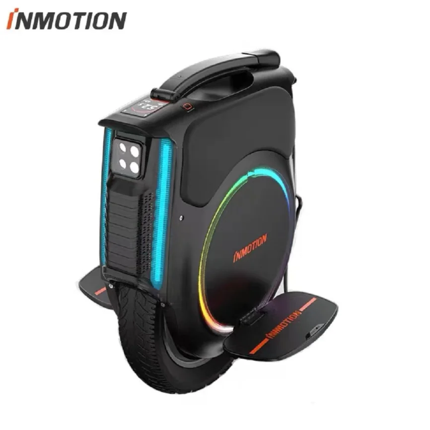 

INMOTION V12 Electric Unicycle 100.8V 1750Wh 2500W Monowheel 16inch Smart Wheel One Wheel LG battery, Black