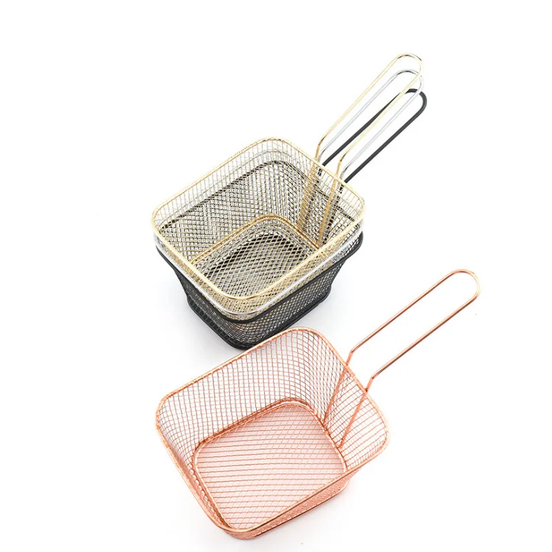 

Creative stainless steel fries fry basket fried basket chips basket