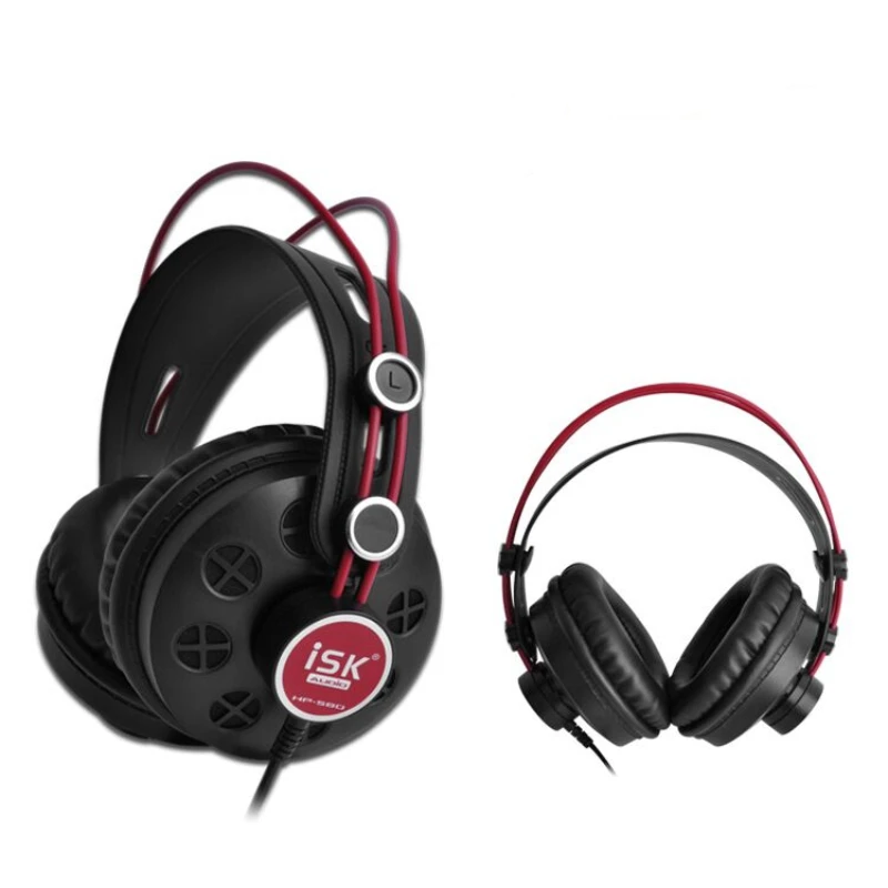 

ISK Wired headset HP580 with noise-cancelling and professional monitoring headset