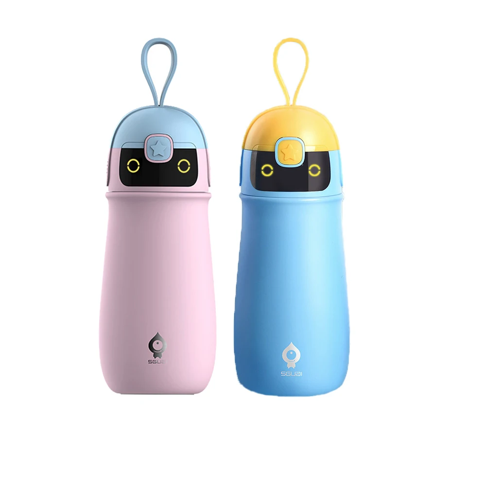 

Newest custom printed stainless steel vacuum coffee mug kid smart thermos cup