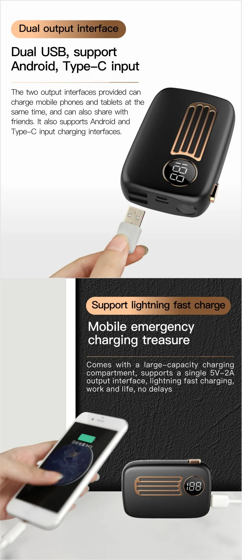 IPX7 Waterproof Wireless Earphone True G09 Support Touch Control with 5000mAh Battery Capacity - ANKUX.COM