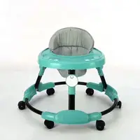 

360 Degree Rotating Trolley Walker 8 Wheels Baby Walker Plastic Parts Adjustable Seat Height Rocker Chair