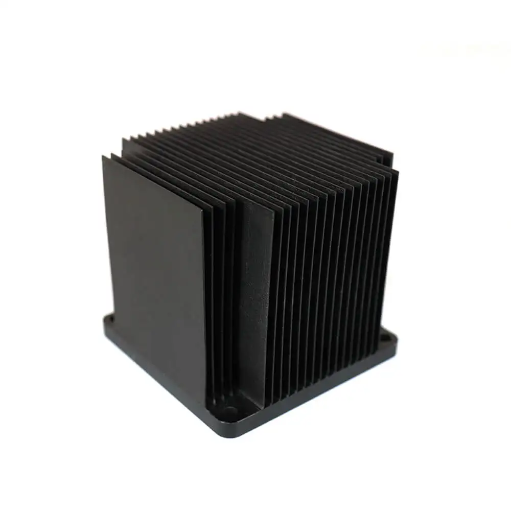 Black aluminum profile  skiving heatsink skiving tool for led light