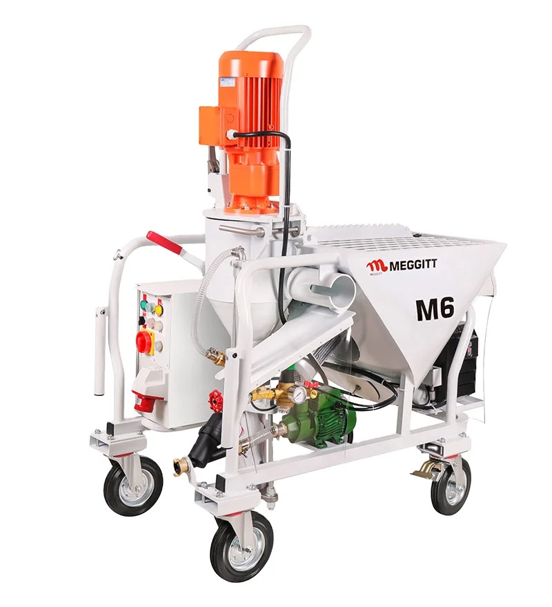 

M6 automatic wall plastering machine/mortar plastering machine