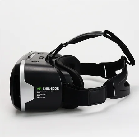 Googles Cardboard  3D Virtual Glasses Shinecon VR 2.0 ii Virtual Reality 3 d VR Headset Helmet Head Mount + Remote Control
