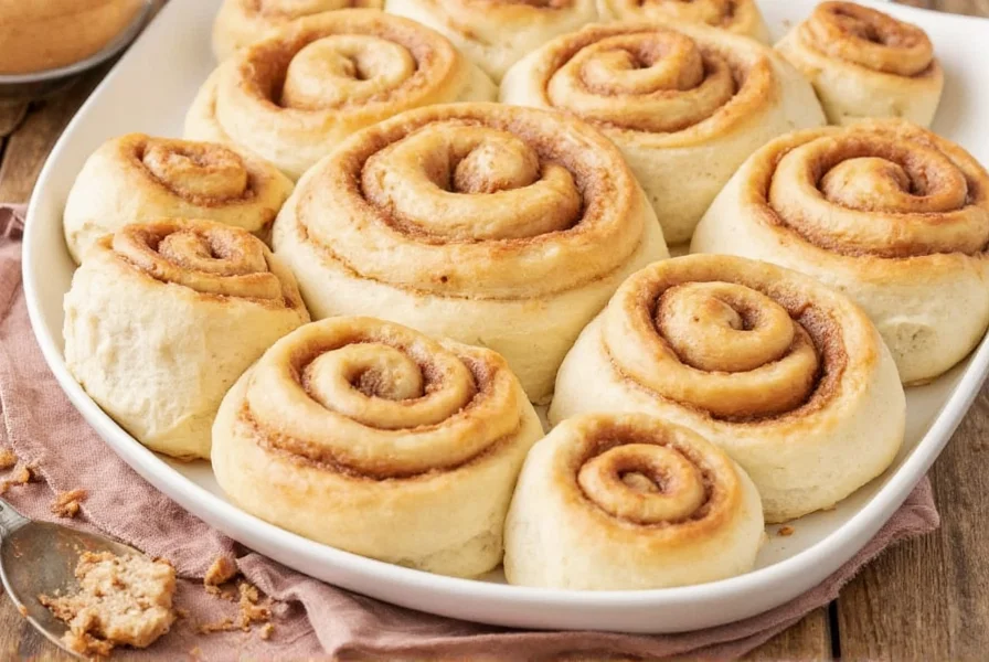 Step-by-step visual of making no yeast cinnamon roll dough with cold butter and flour mixture in food processor