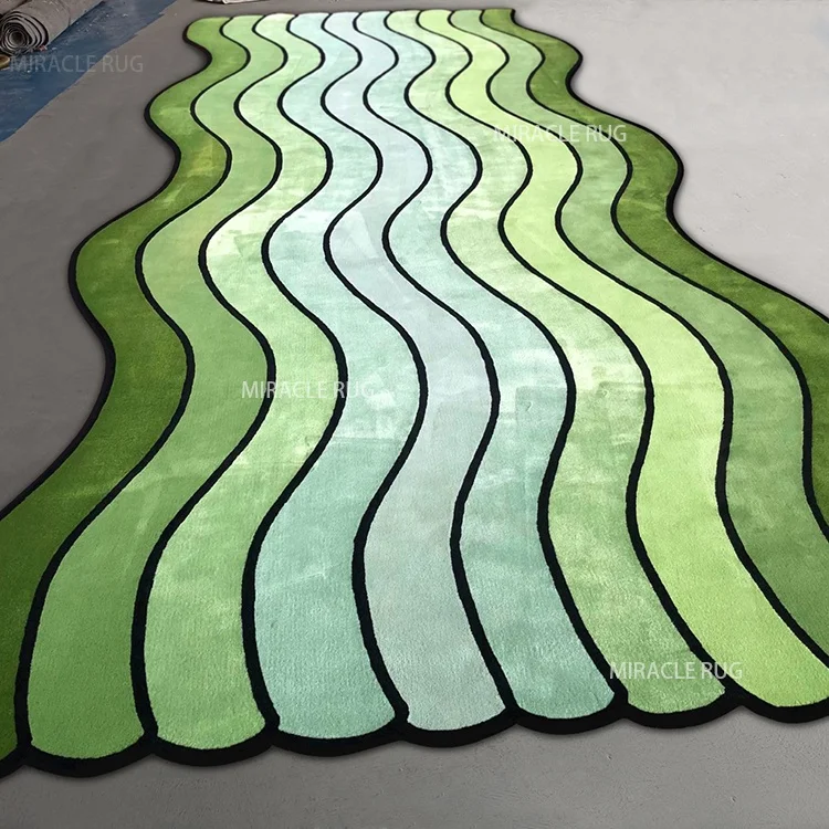 Modern Handmade Living Room Large Design Area Rugs Custom Artwork Rugs